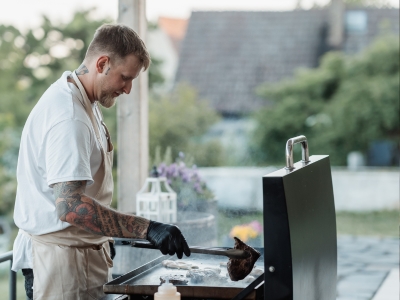 Grilování na oslavě