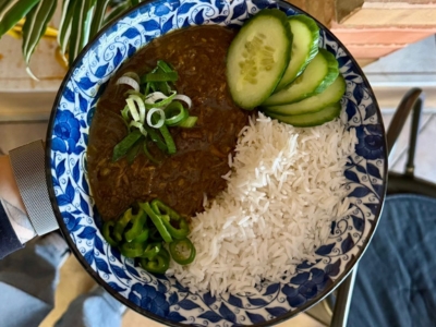 Slaný cateringový jídlo